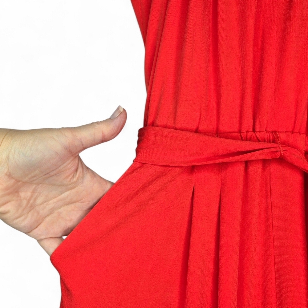 Vince Camuto Orange Jumpsuit. Small. Sleeveless. - Picture 7 of 13